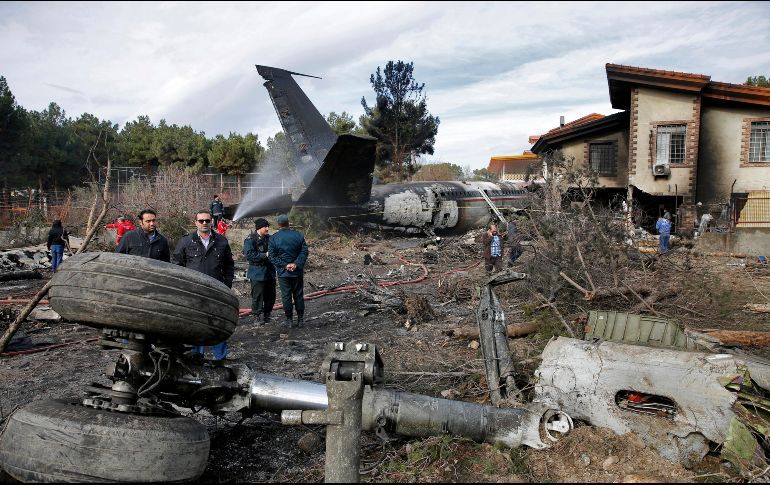 AUMENTA A 15 EL NÚMERO DE MUERTOS POR AVIONAZO EN TEHERÁN