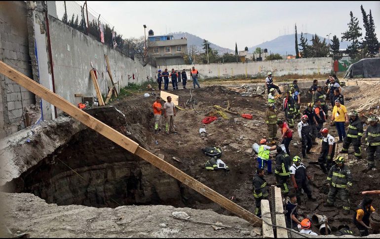 DERRUMBE DEJA UN MUERTO EN UNA OBRA EN CONSTRUCCIÓN EN CIUDAD DE MÉXICO