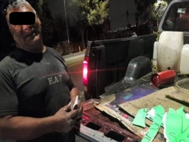 Detienen a hombre por vender gasolina en la alcaldía de Tlalpan