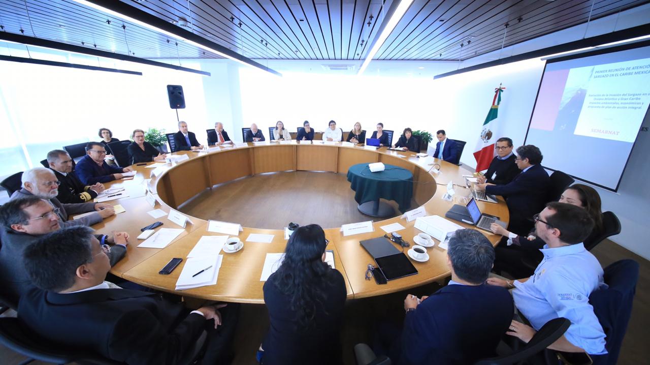 Encabeza Semarnat comisión  para atender arribazón de sargazo en Qroo