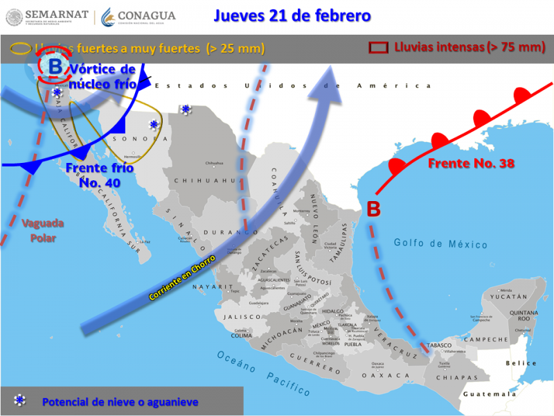 CONTINUARÁ AMBIENTE CALUROSO SIN PROBABILIDAD DE LLUVIAS