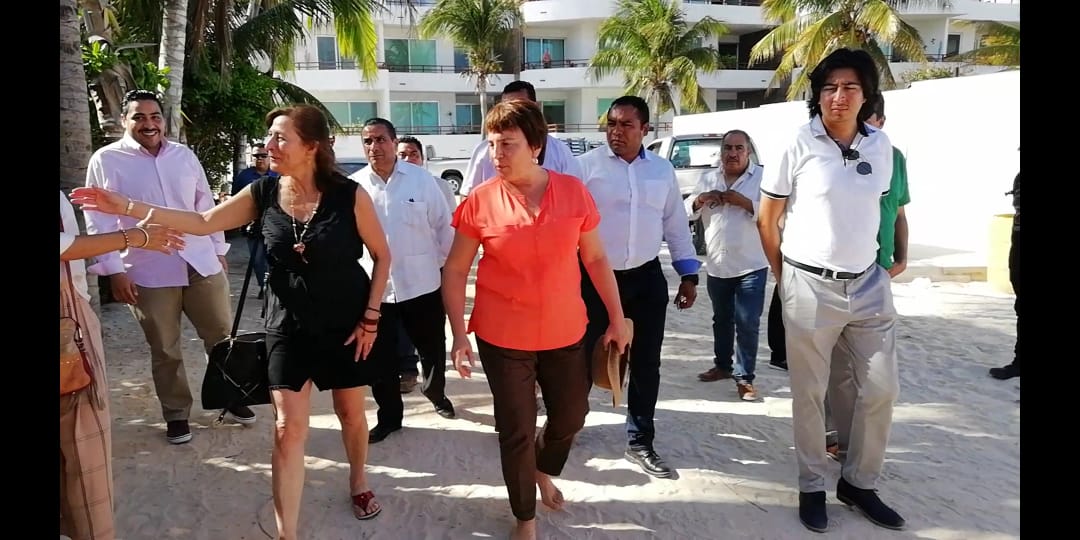 Visita Tatiana Clouthier Playa del Carmen