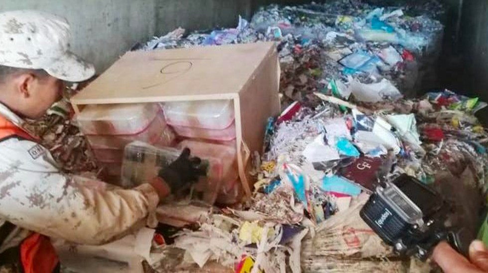 Decomisan más de media tonelada de metanfetamina en Mexicali