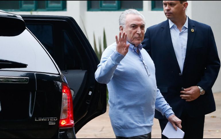 EXPRESIDENTE BRASILEÑO MICHEL TEMER QUEDA LIBRE