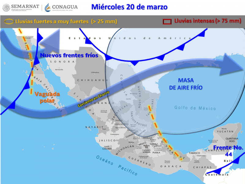PREVALECERÁ AMBIENTE FRESCO EN TABASCO, HASTA EL VIERNES