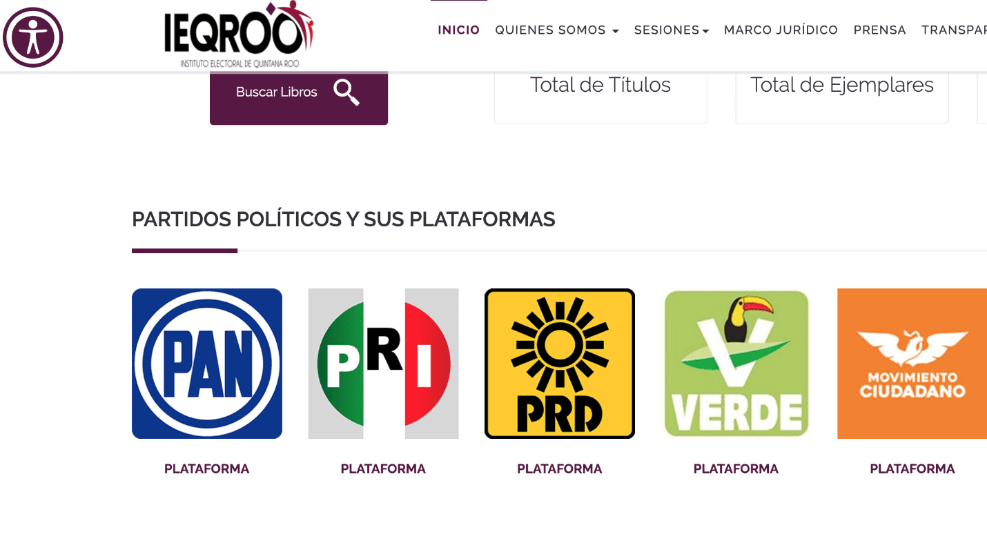 Omite IEQROO difusión de plataformas de partidos