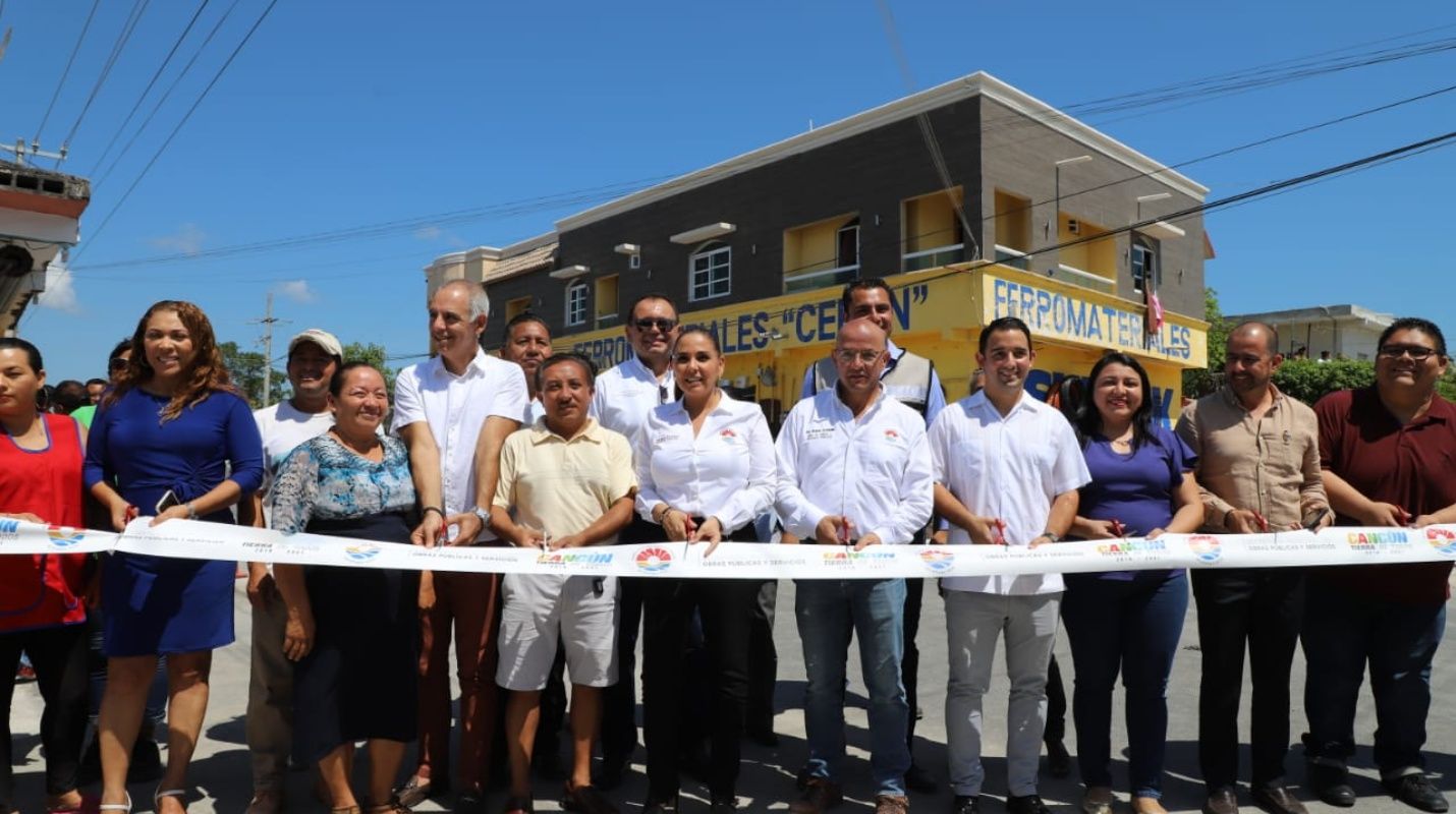 Ayuntamiento de Benito Juárez invierte más de 630 mil pesos en pavimentación de la SM 245