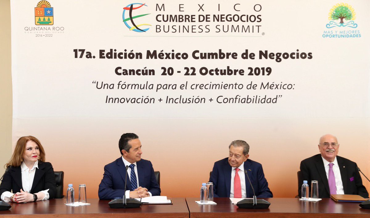 Cancún será sede de la México Cumbre de Negocios “Business Summit” 2019