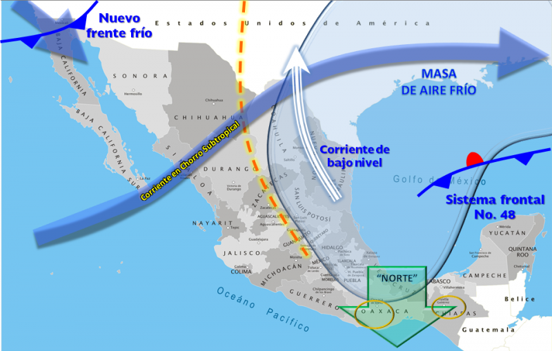 ESPERAN UN MARTES CON LLOVIZNAS EN TABASCO