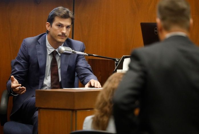 ASHTON KUTCHER TESTIFICA EN CASO DE ASESINATO