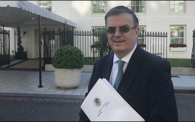 EBRARD SE REÚNE CON YERNO DE TRUMP
