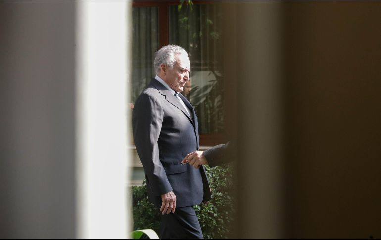 EX PRESIDENTE MICHEL TEMER SE ENTREGA A LA POLICÍA EN BRASIL