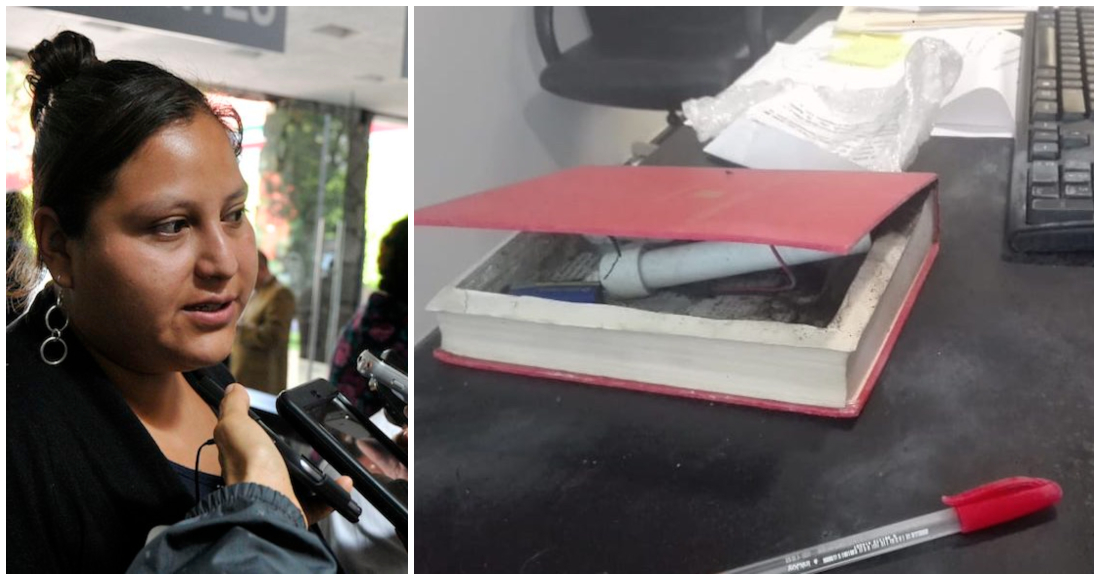 FISCALÍA INVESTIGA EXPLOSIÓN DE «LIBRO BOMBA» A CITLALLI HERNÁNDEZ