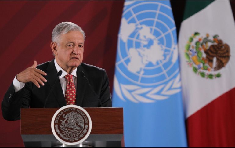 LÓPEZ OBRADOR FIRMA INICIATIVA SPOTLIGHT; ELIMINARÁ VIOLENCIA CONTRA MUJERES