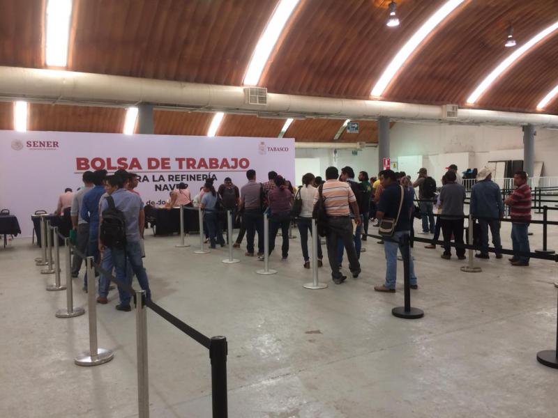 AMPLIARÁN UNA SEMANA BOLSA DE TRABAJO DE LA REFINERÍA