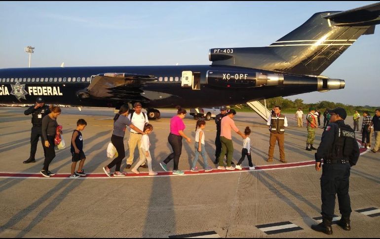 EL INM REPATRIA A 106 MIGRANTES A HONDURAS