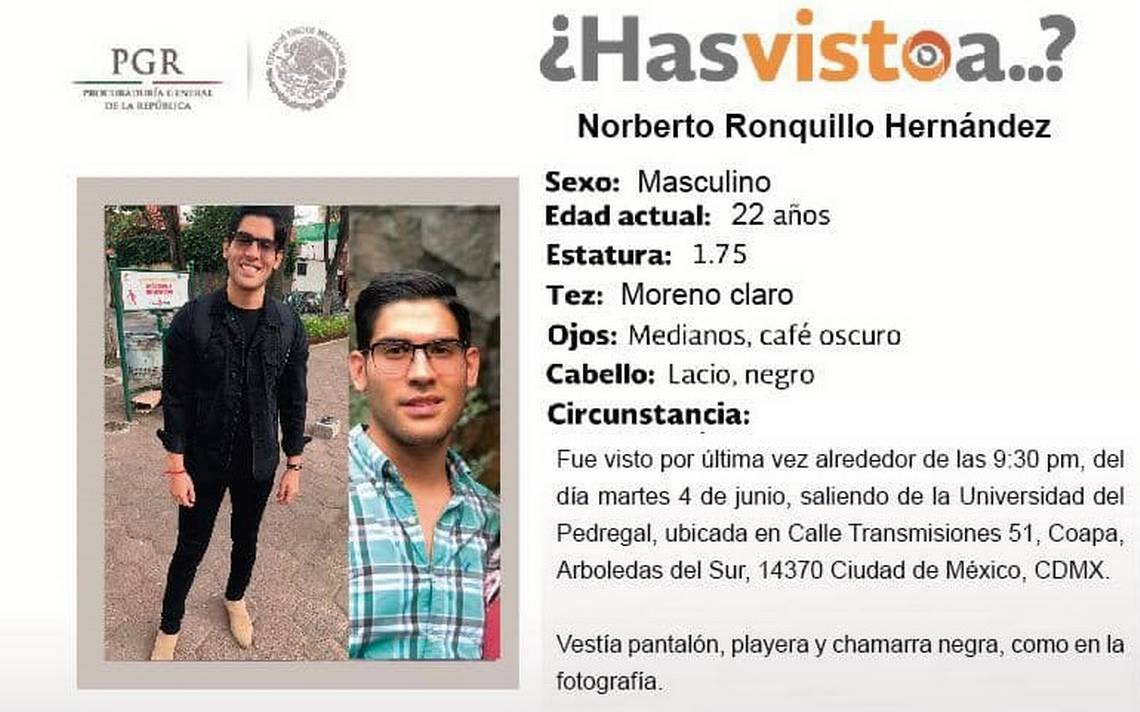 EN EL 911 SE ALERTÓ DEL SECUESTRO DE NORBERTO: RECTOR