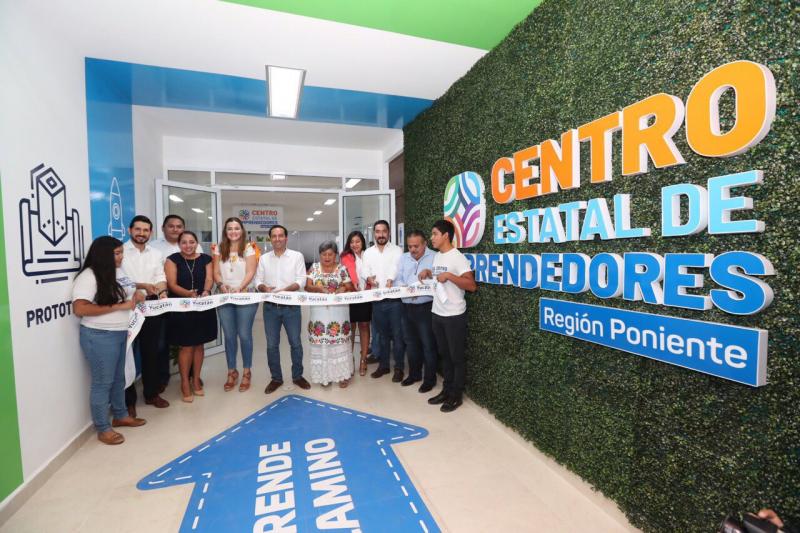 INAUGURA EL GOBERNADOR MAURICIO VILA DOSAL EL PRIMER CENTRO DE ESTATAL DE EMPRENDEDORES EN EL INTERIOR DEL ESTADO