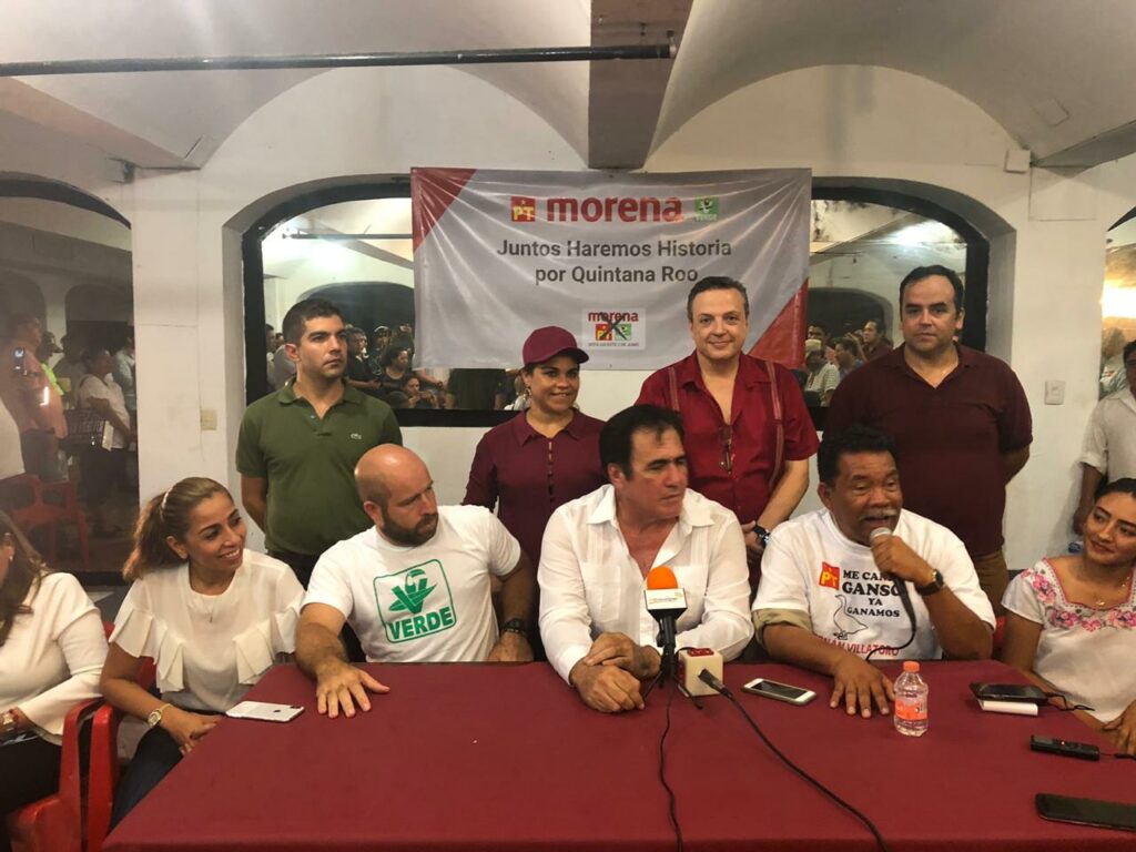 Refrenda Morena ser primera fuerza en Q Roo.