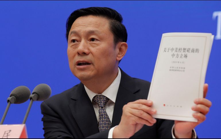 CHINA PRESENTA «LIBRO BLANCO» EN RESPUESTA A GUERRA COMERCIAL DE EU