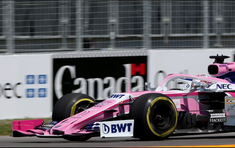»CHECO» PÉREZ ES NOVENO EN PRIMERA PRÁCTICA EN CANADÁ