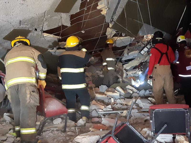 COLAPSA DOMO EN ‘CURAHUESO’