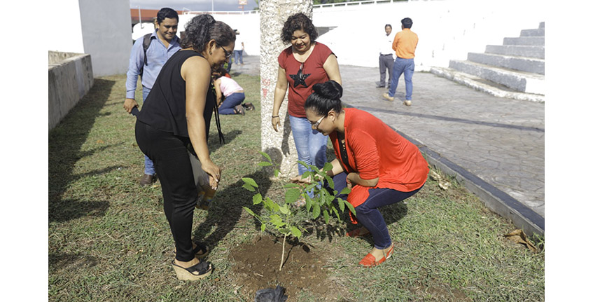 EMPRENDEN REFORESTACIÓN EN LA ZONA CICOM