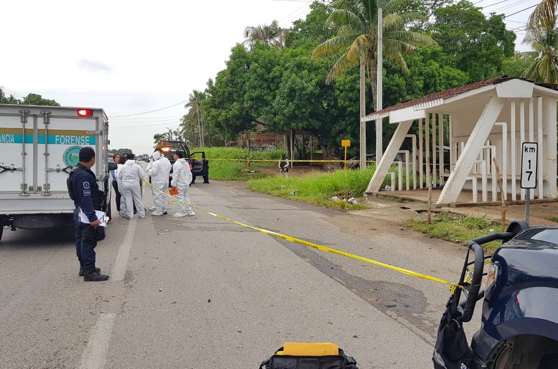 HALLAN A DESCUARTIZADO EN LA CARRETERA VILLAHERMOSA-TEAPA
