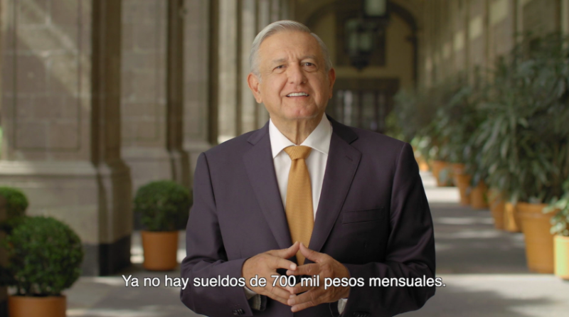 DAN A CONOCER SPOTS DEL PRIMER INFORME DE GOBIERNO DE LÓPEZ OBRADOR