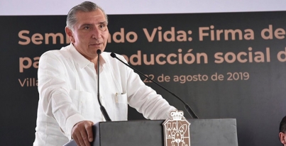 GESTIONA ADÁN ANTE AMLO RECURSOS PARA DISTRIBUIDOR VIAL DEL GUAYABAL