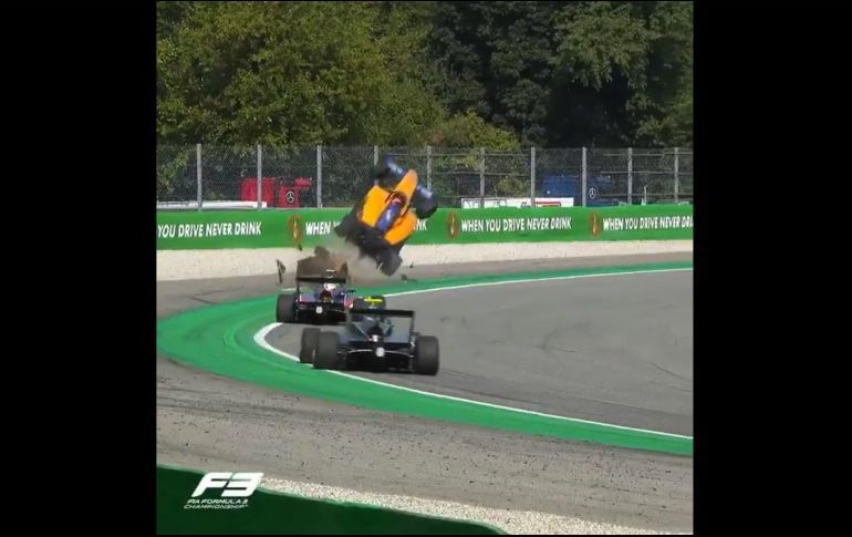 ALEX PERONI SUFRE ESPECTACULAR ACCIDENTE EN CARRERA DE F3