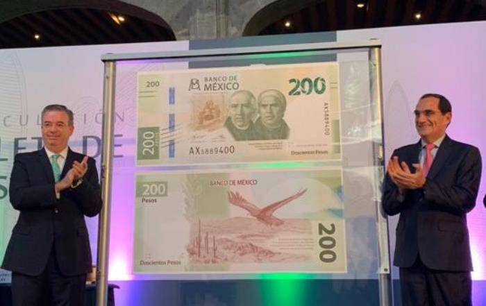PONEN EN CIRCULACIÓN EL NUEVO BILLETE DE 200 PESOS
