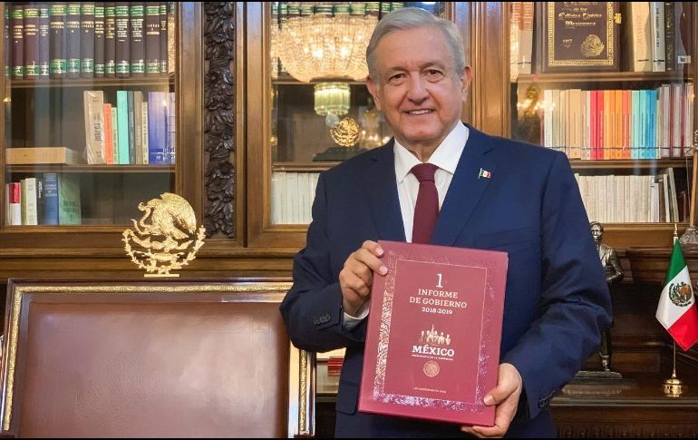 SE ENTREGÓ EN TIEMPO Y FORMA PRIMER INFORME DE GOBIERNO: AMLO