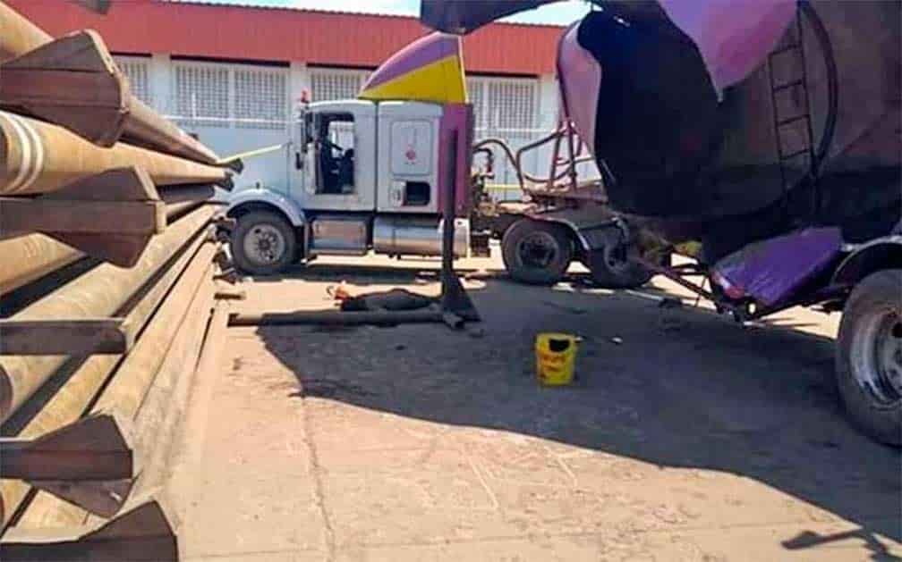 DEJA UN MUERTO EXPLOSIÓN DE PIPA EN PUERTO DE DOS BOCAS, TABASCO