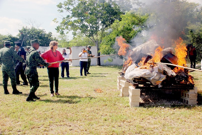 GOBIERNO DEL ESTADO REFRENDA COMPROMISO EN EL COMBATE DE NARCÓTICOS