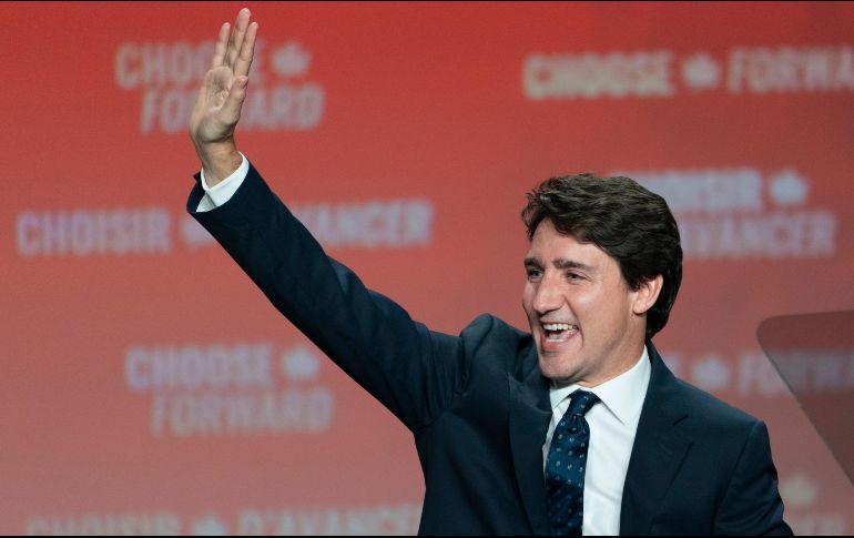 JUSTIN TRUDEAU ES REELECTO PRIMER MINISTRO DE CANADÁ
