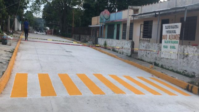 MEJORA SOTOP CON CONCRETO HIDRÁULICO, CALLES EN LA CIUDAD DE TENOSIQUE