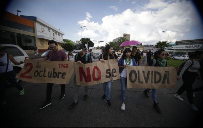NUNCA MÁS OTRO 68, LÓPEZ OBRADOR; PIDE EVITAR VIOLENCIA EN MARCHA