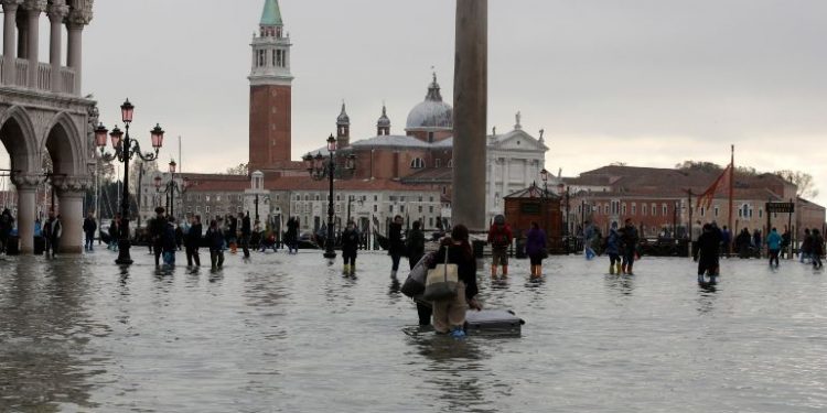 DECLARAN ESTADO DE EMERGENCIA EN VENECIA POR INUNDACIONES