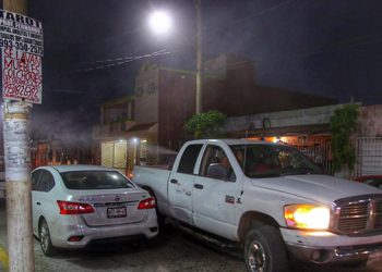 EN MARCHA FUMIGACIÓN Y NEBULIZACIÓN TERRESTRE DE LA SECRETARÍA DE SALUD