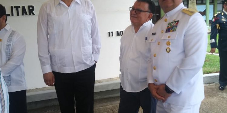 ACUDE DELEGADO DEL GOBIERNO FEDERAL A CEREMONIA DE CAMBIO DE MANDO MILITAR