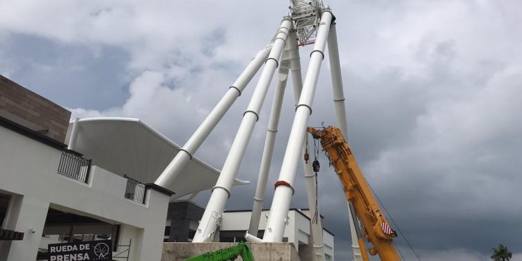 «EL SOL DE CANCÚN» SERÁ UNA DE LAS TRES RUEDAS MÁS GRANDES DE AMÉRICA