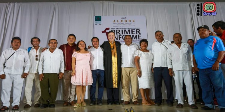 RINDE LUIS ALEGRE SU PRIMER INFORME DE ACTIVIDADES LEGISLATIVAS