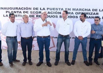 INAUGURA ADÁN AUGUSTO PRIMER SISTEMA DE GESTIÓN DE RESIDUOS SÓLIDOS