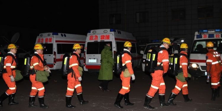 MUEREN 15 MINEROS POR EXPLOSIÓN DE GAS EN EL NORTE DE CHINA