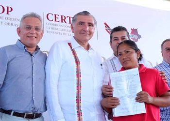 OTORGA ADÁN AUGUSTO SEGURIDAD JURÍDICA PATRIMONIAL A MACUSPANENSES