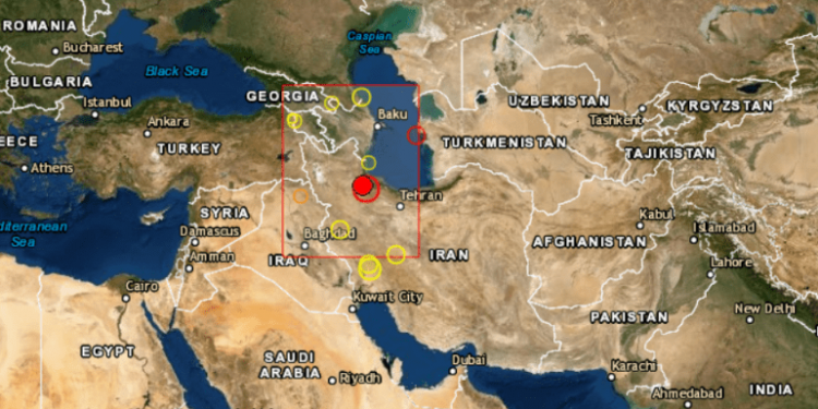 SISMO DEJA TRES MUERTOS Y 20 HERIDOS EN IRÁN
