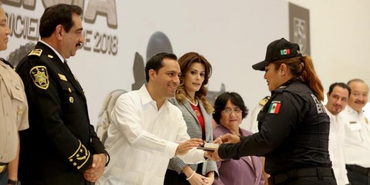 YUCATÁN, CON EL MAYOR PORCENTAJE DE POLICÍAS CAPACITADOS EN EL PAÍS