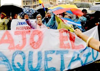 ECUADOR VUELVE A  LA NORMALIDAD, SE LIMPIA LA CAPITAL