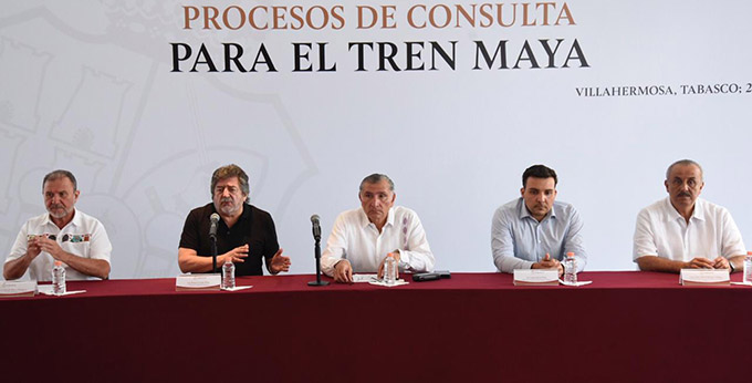 ‘TABASCO APOYA CON TODO EL TREN MAYA’: ADÁN AUGUSTO